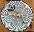 Modern Striped Salad Plates 6pk