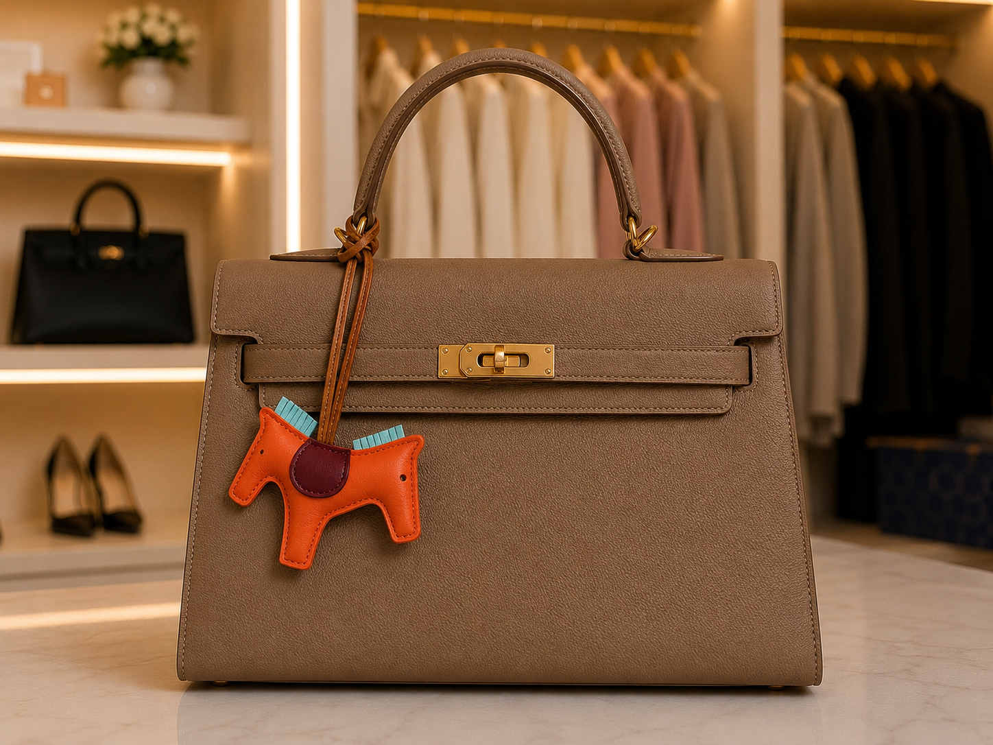 Medium Icon Bag - Black, Orange or Taupe