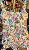 Floral Twill Mini Dress - Medium