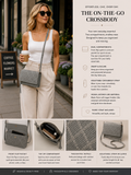 Grey Crossbody Lux Bag