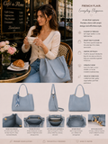 Light Blue Tote Bag