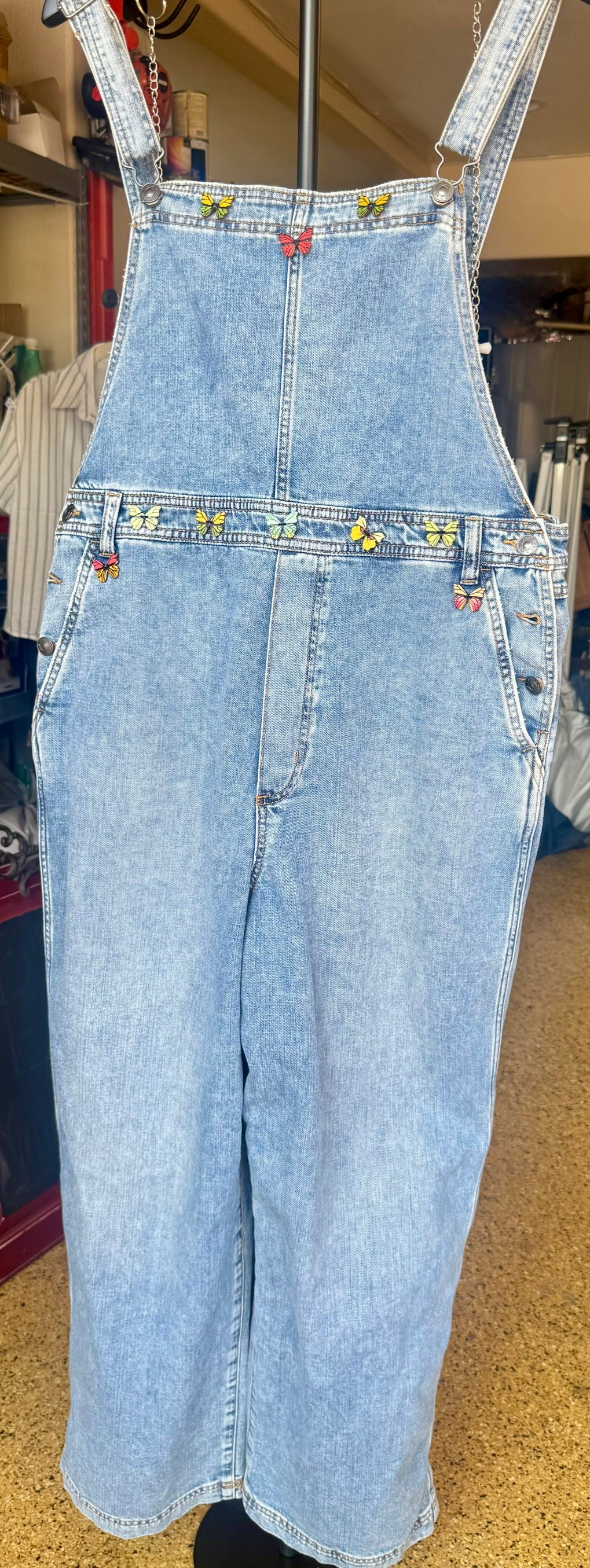Denim Women’s Overalls - XL