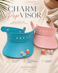 Charm Pop Visor - Aqua or Pink