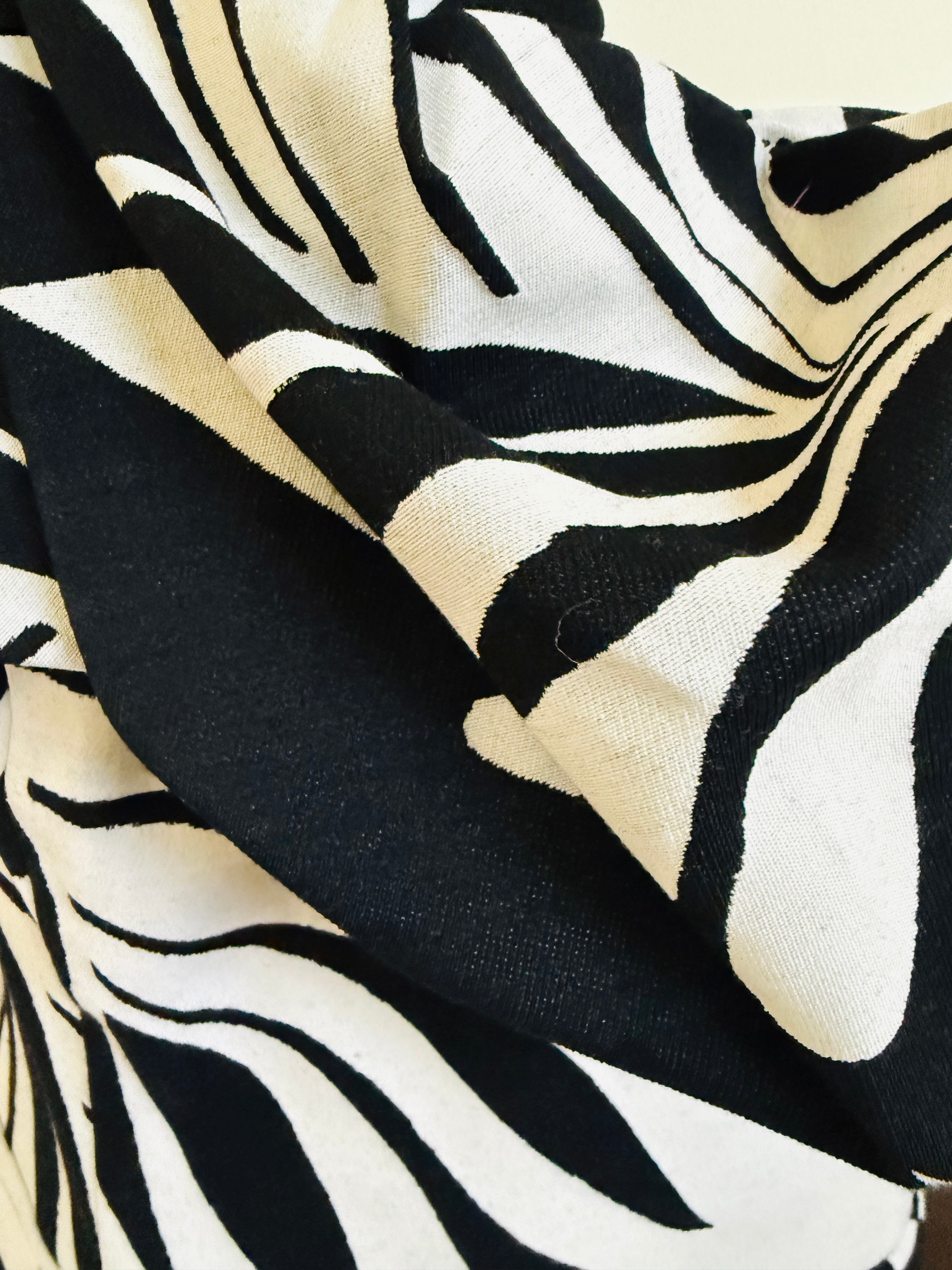 One-Shoulder Jacquard Dress - Black and White - White House Black Market