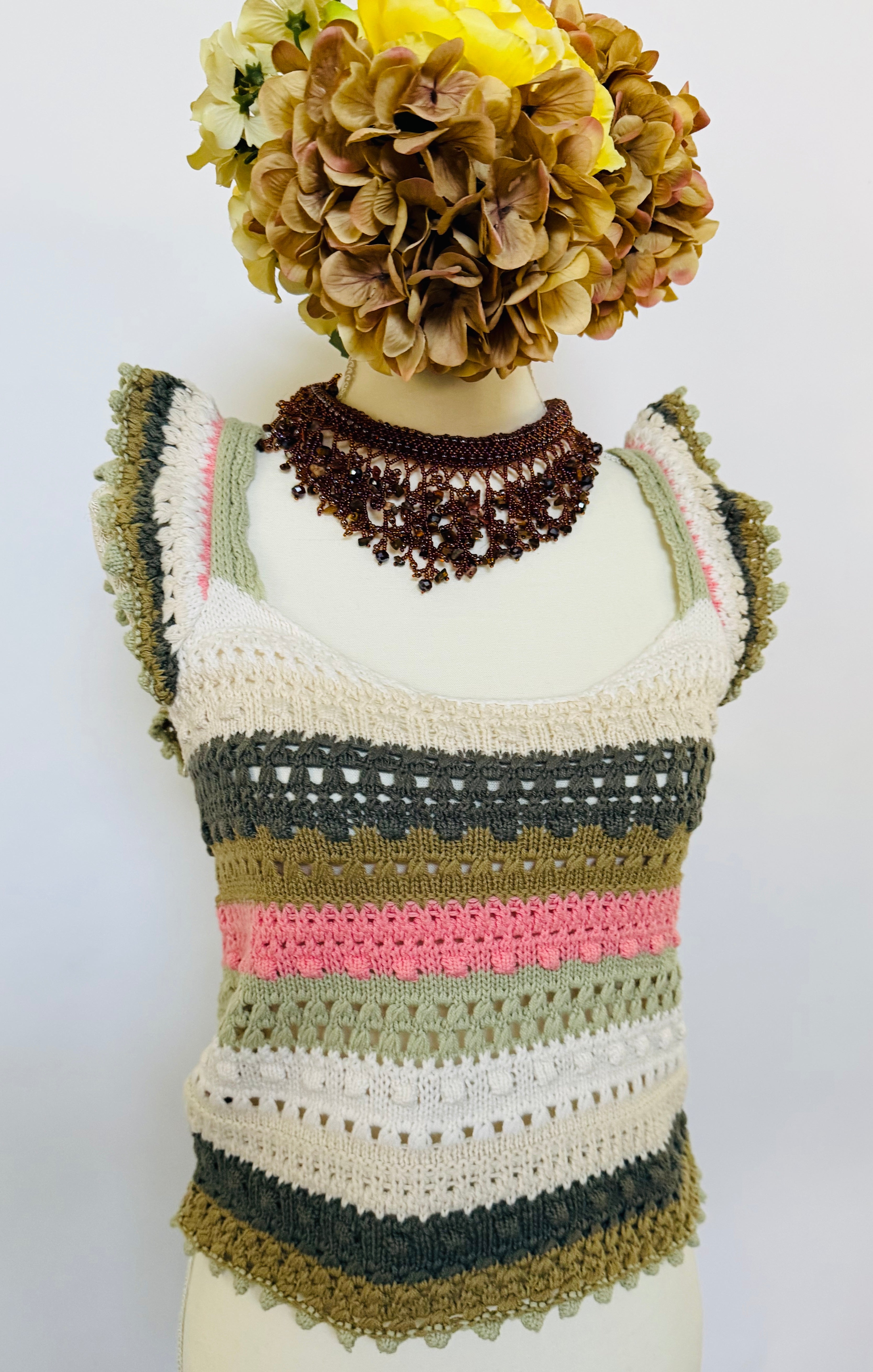 Meadow Mix Crochet Tank