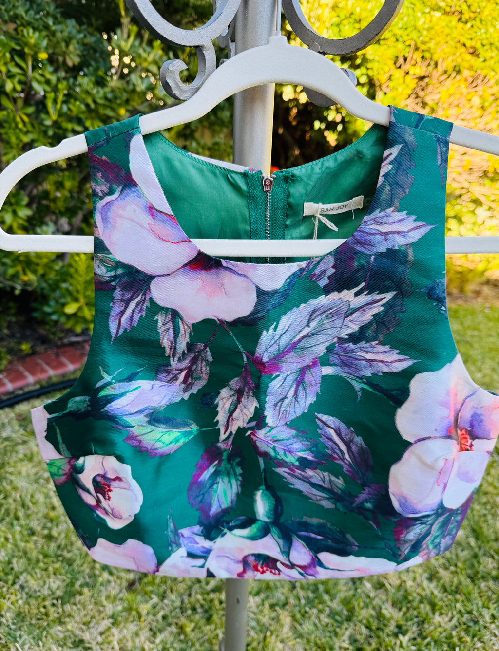 Romantic Bloom Crop Tank