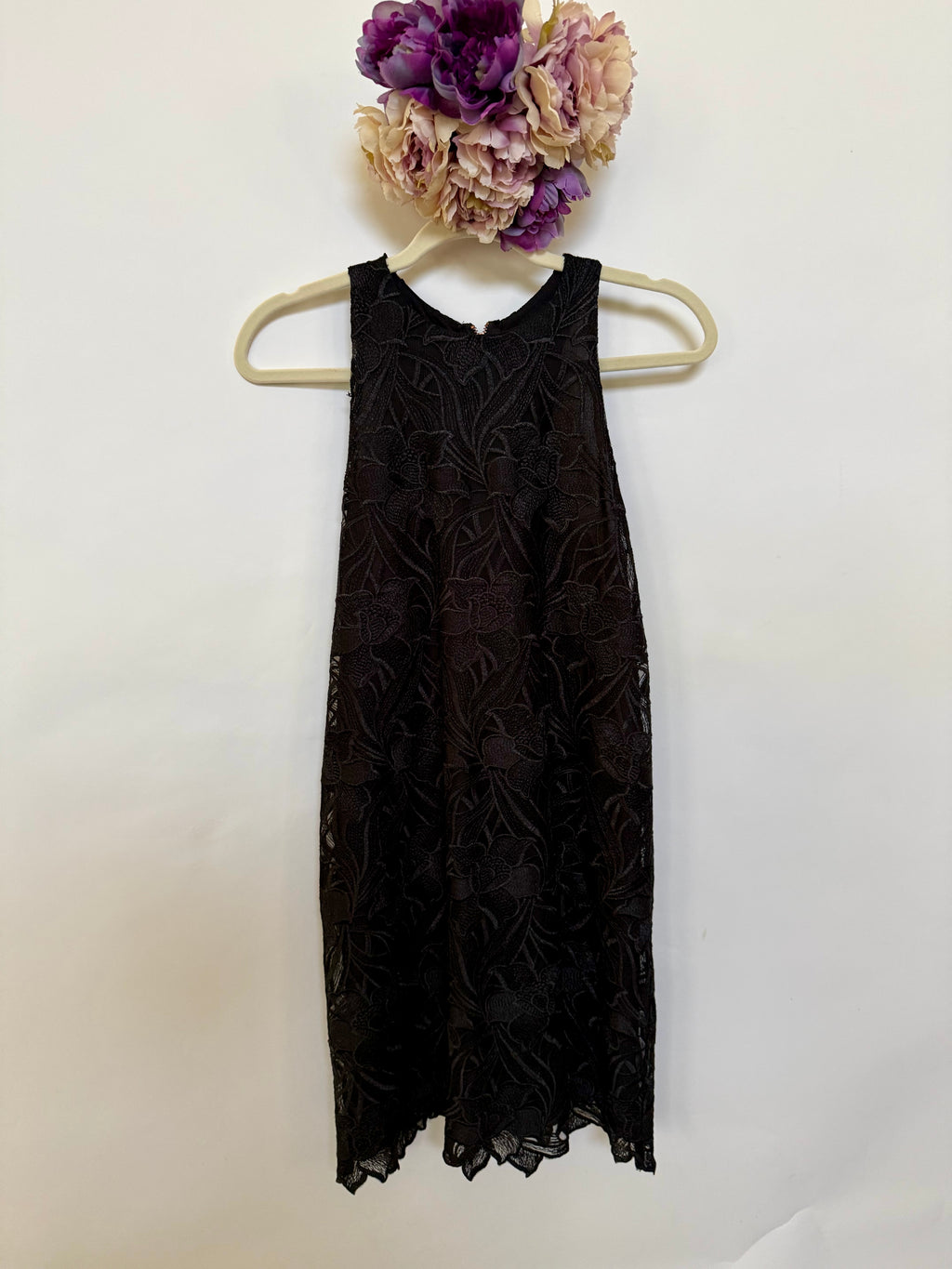 Short Halter Dress - Black - Small