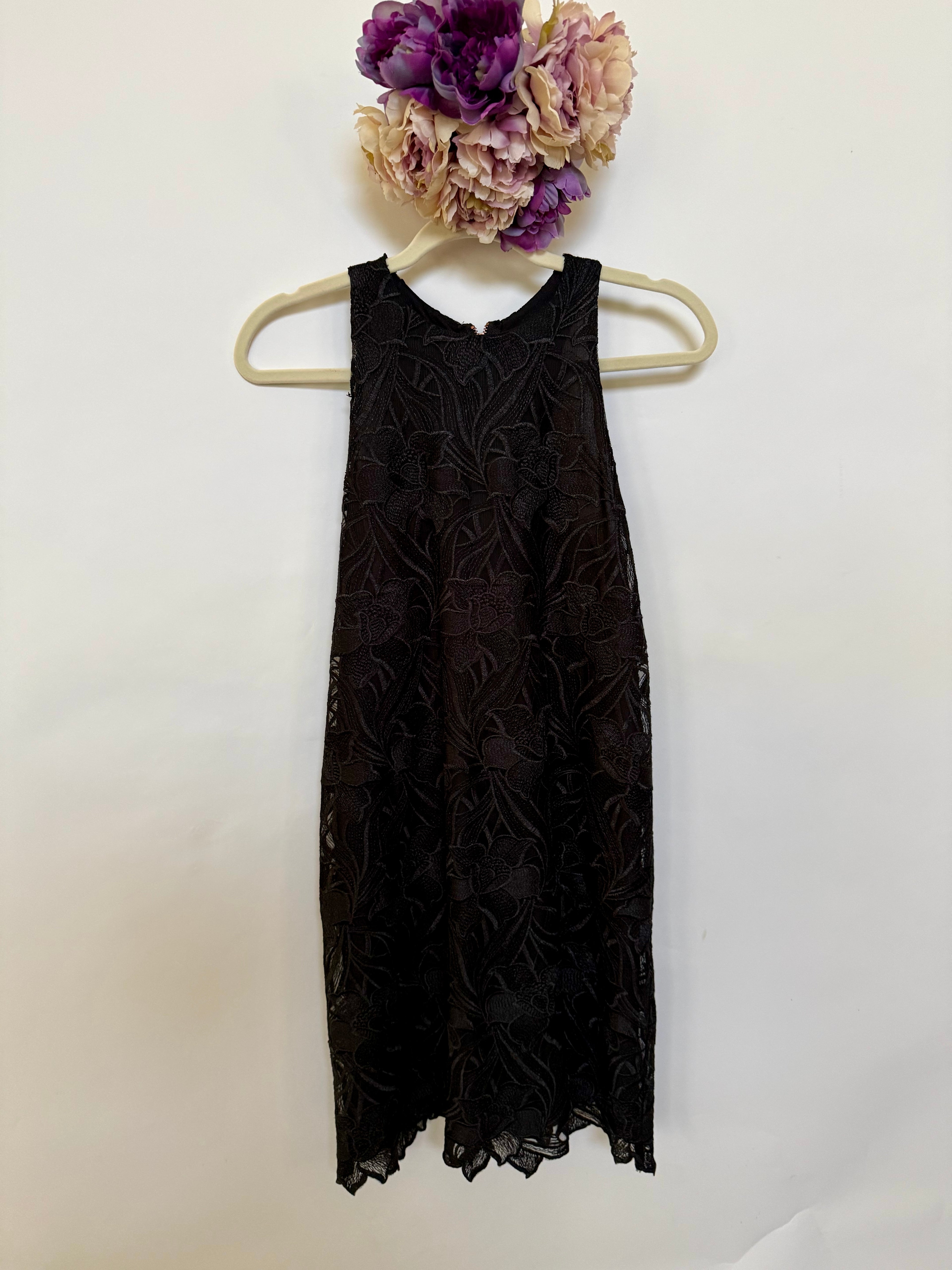 Short Halter Dress - Black - Small