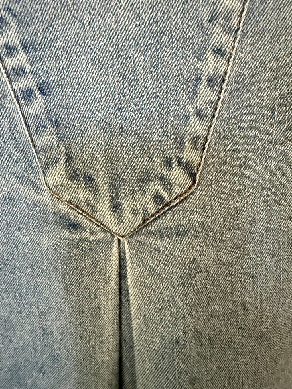 Short Denim Inspired Look Dress - Small