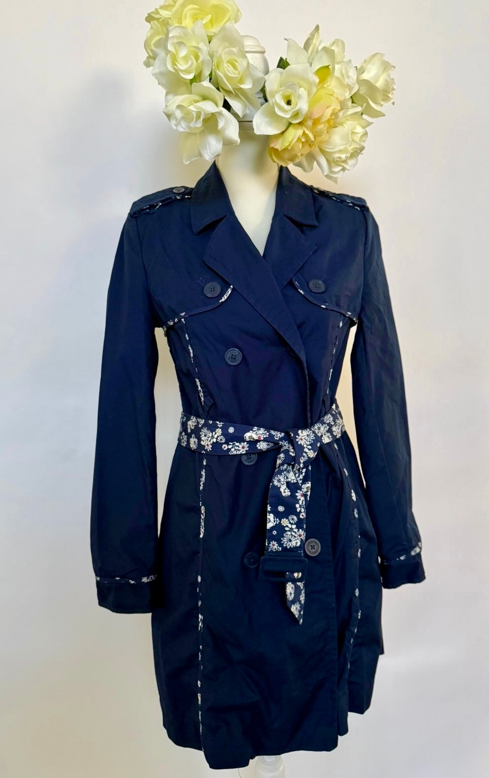 Jason Wu for Target Spring 2012 Blue Trench Coat - Extra Small