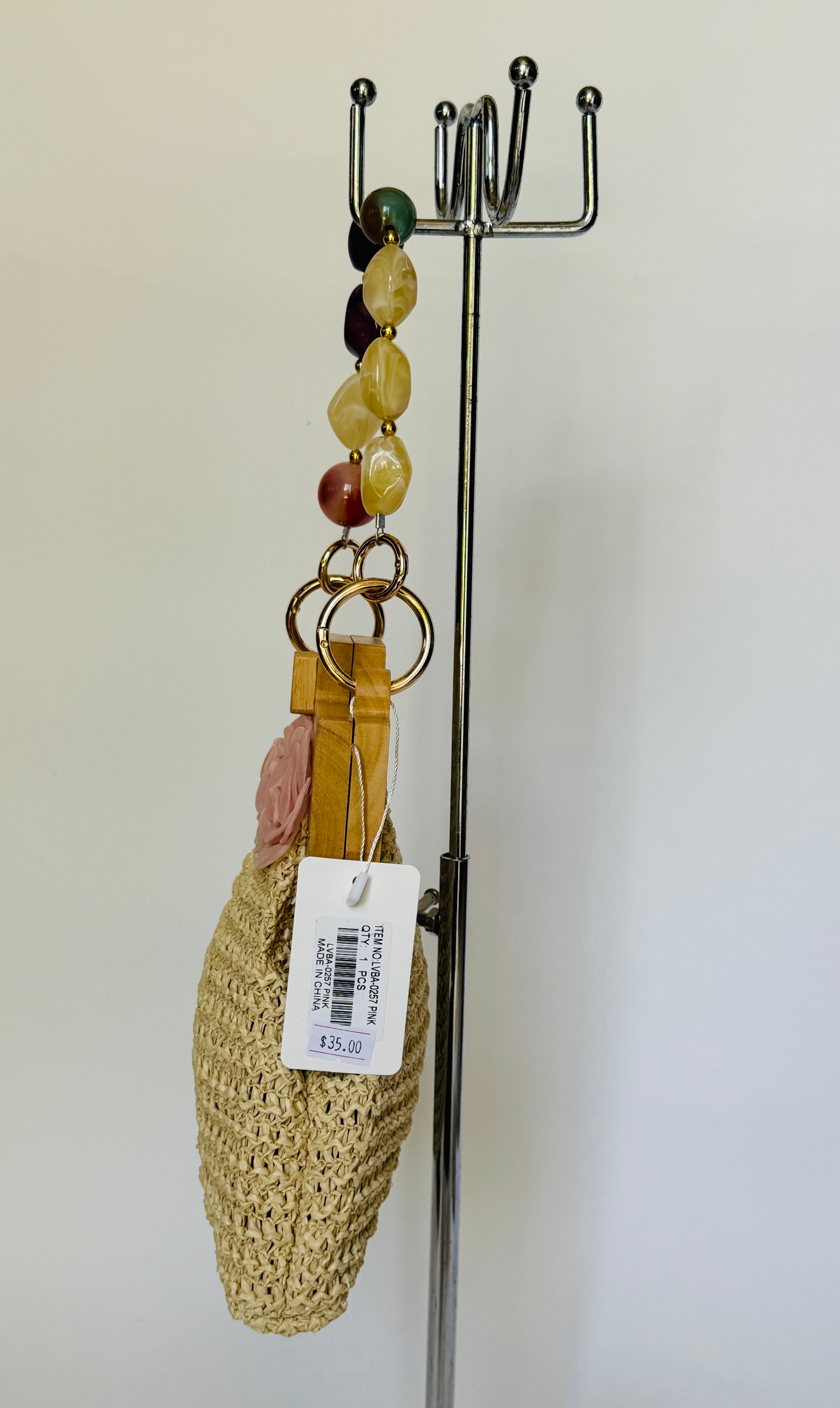 Blush Bloom Artisan Mini Tote