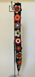 Midnight Bloom Embellished Purse Strap