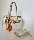 Soft White Elegance Small Handbag