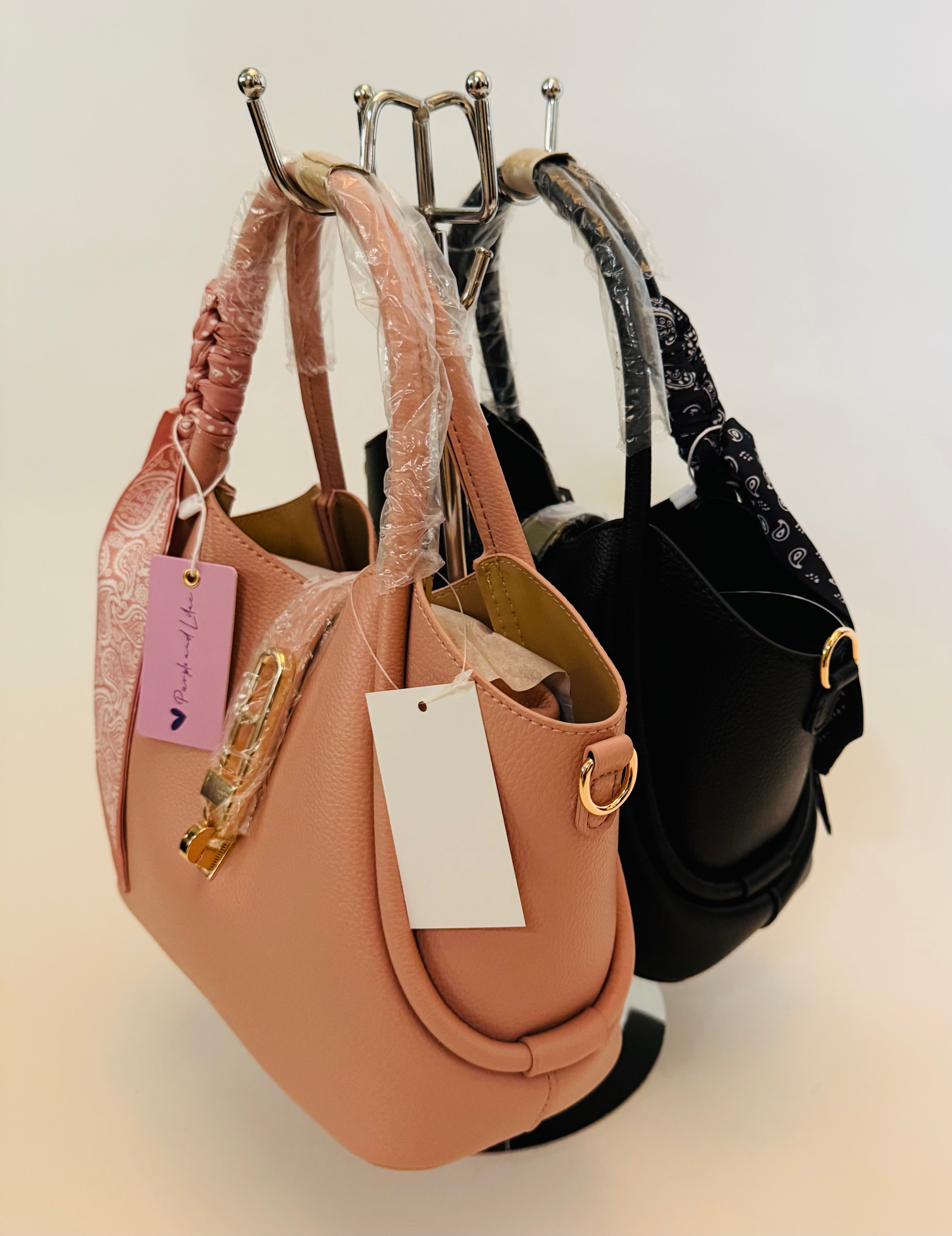Modern Bag-in-Bag Medium Set - Black, Tan or Blush