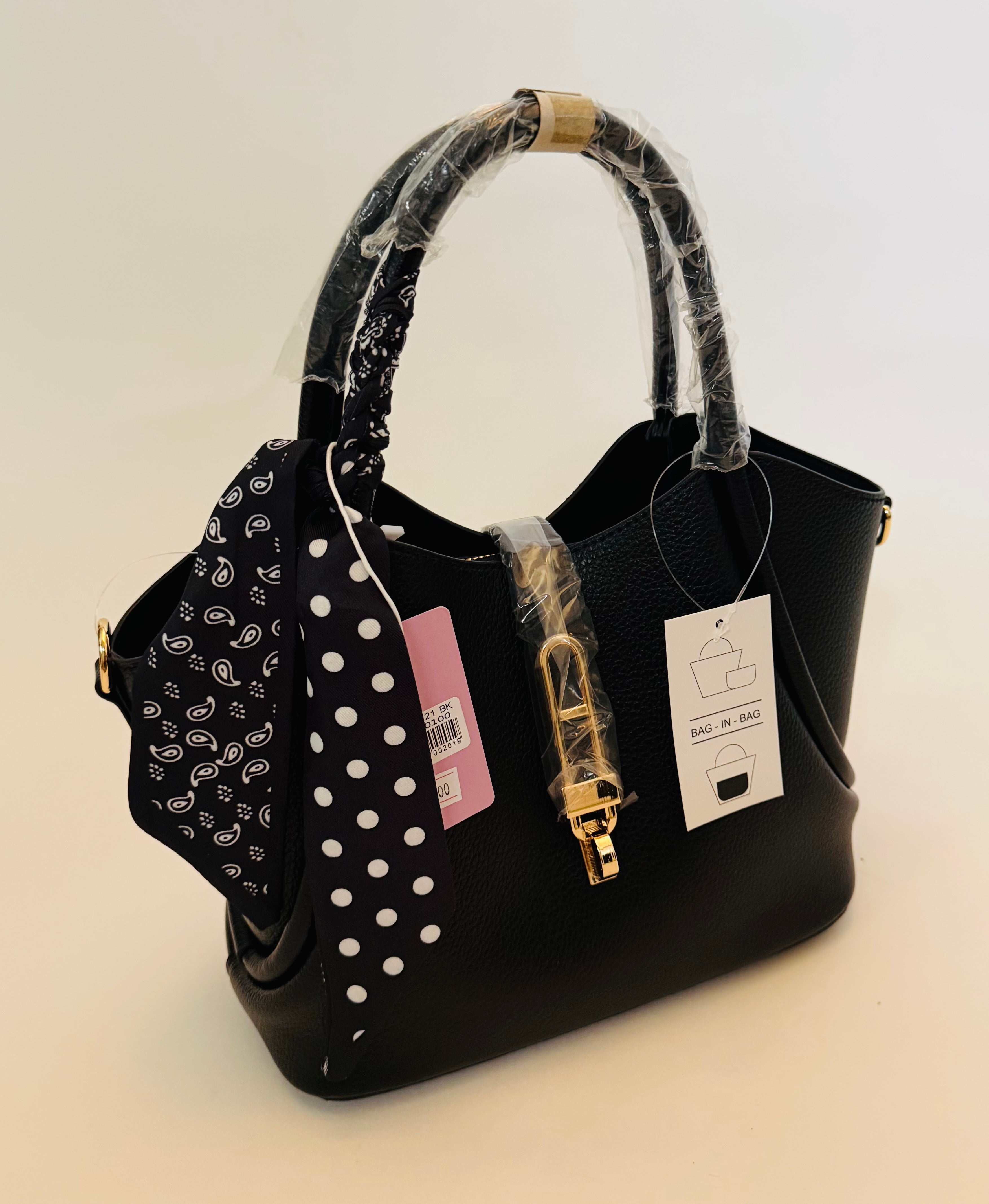 Modern Bag-in-Bag Medium Set - Black, Tan or Blush