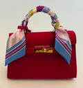 Mini Icon Top Handle Bag with Scarf