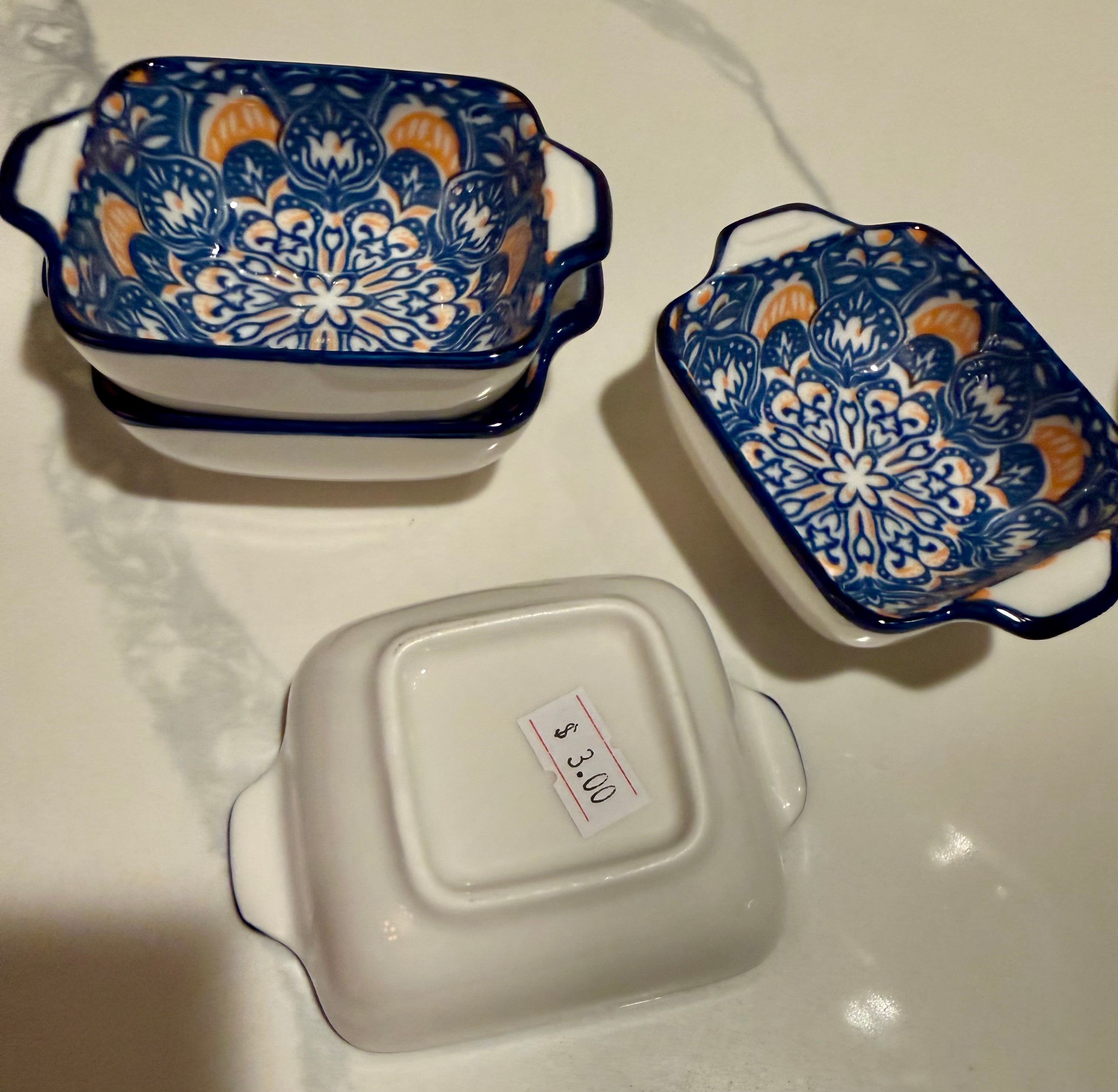 Blue Heritage Mini Baker/Bowl