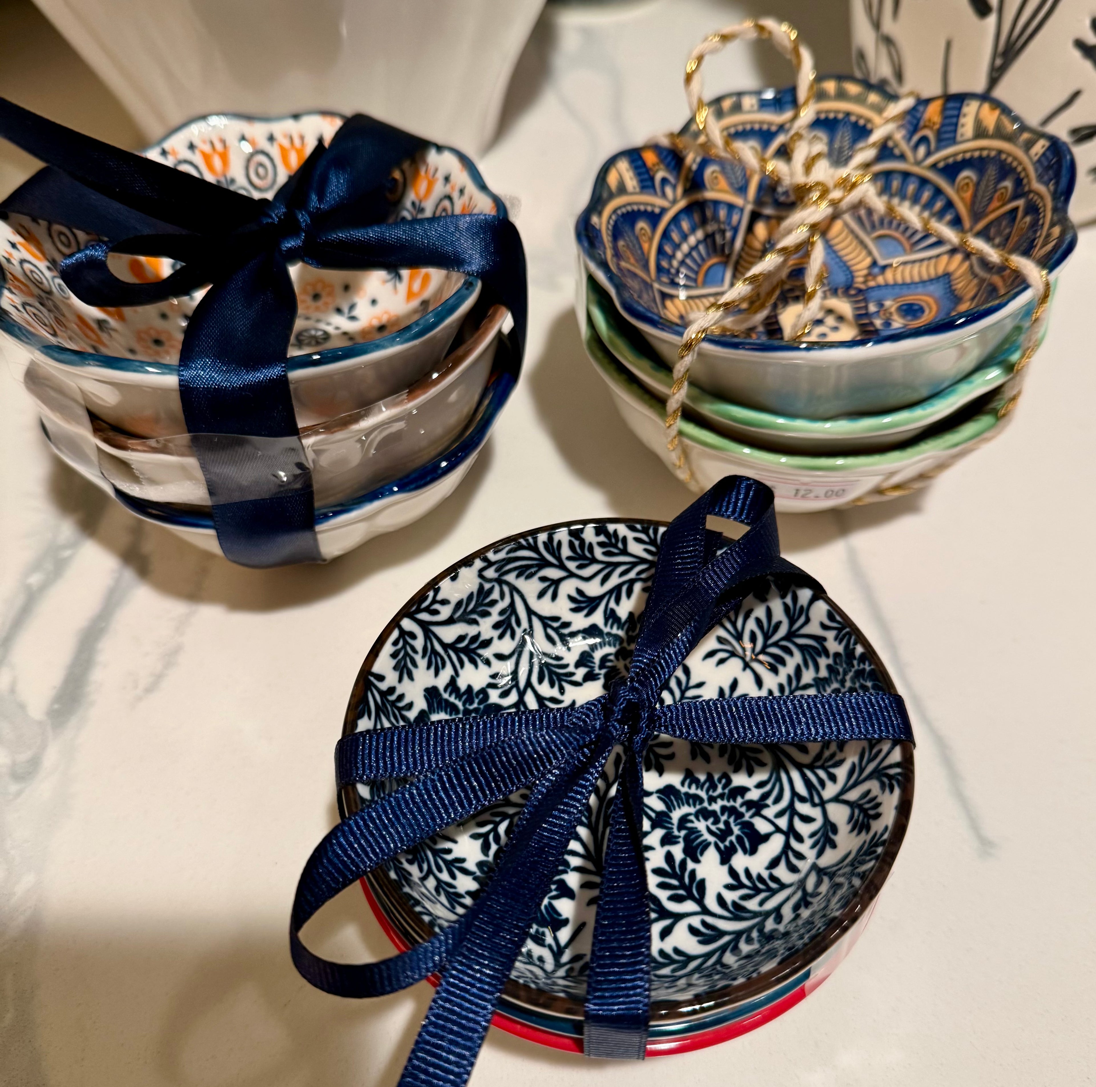 Petite Bloom Floral Mini Bowls