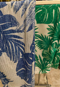 Palm Breeze Beach Pants – White Blue or White Green
