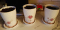 Rose Mini Planter Set with Saucers
