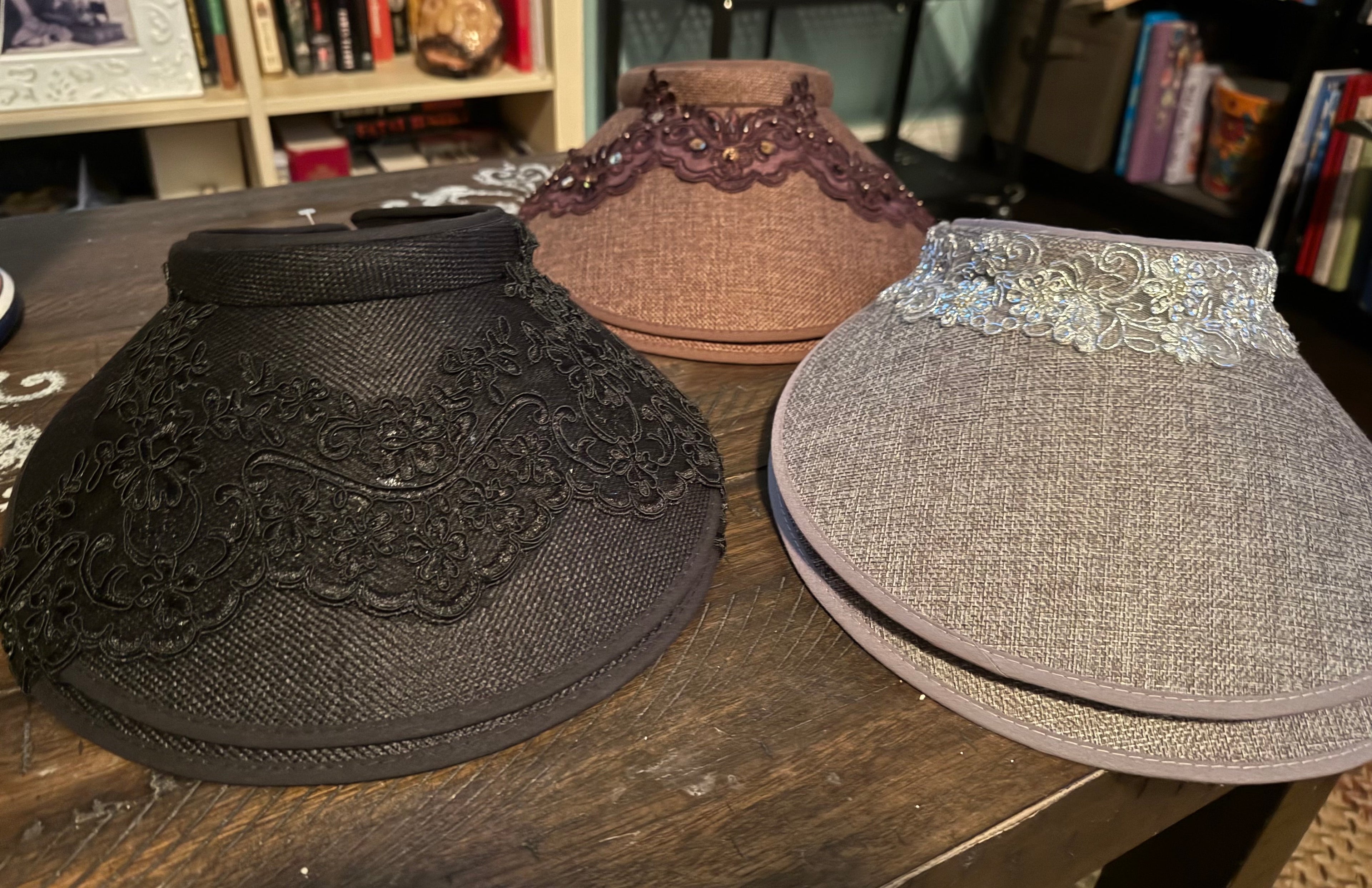 Neutral Lace Visor - Black, Brown or Grey