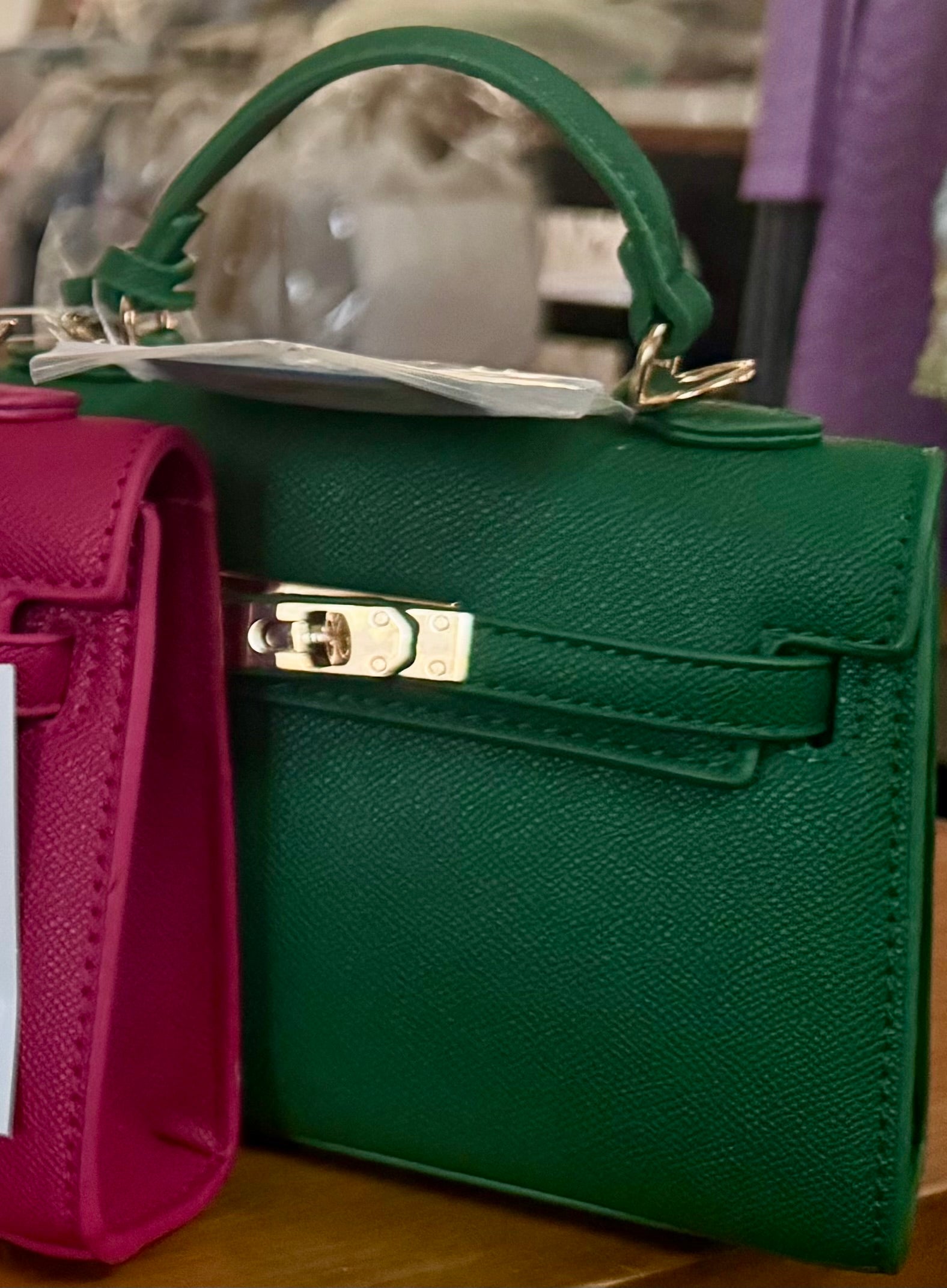 Mini Icon Top Handle Bag with Scarf
