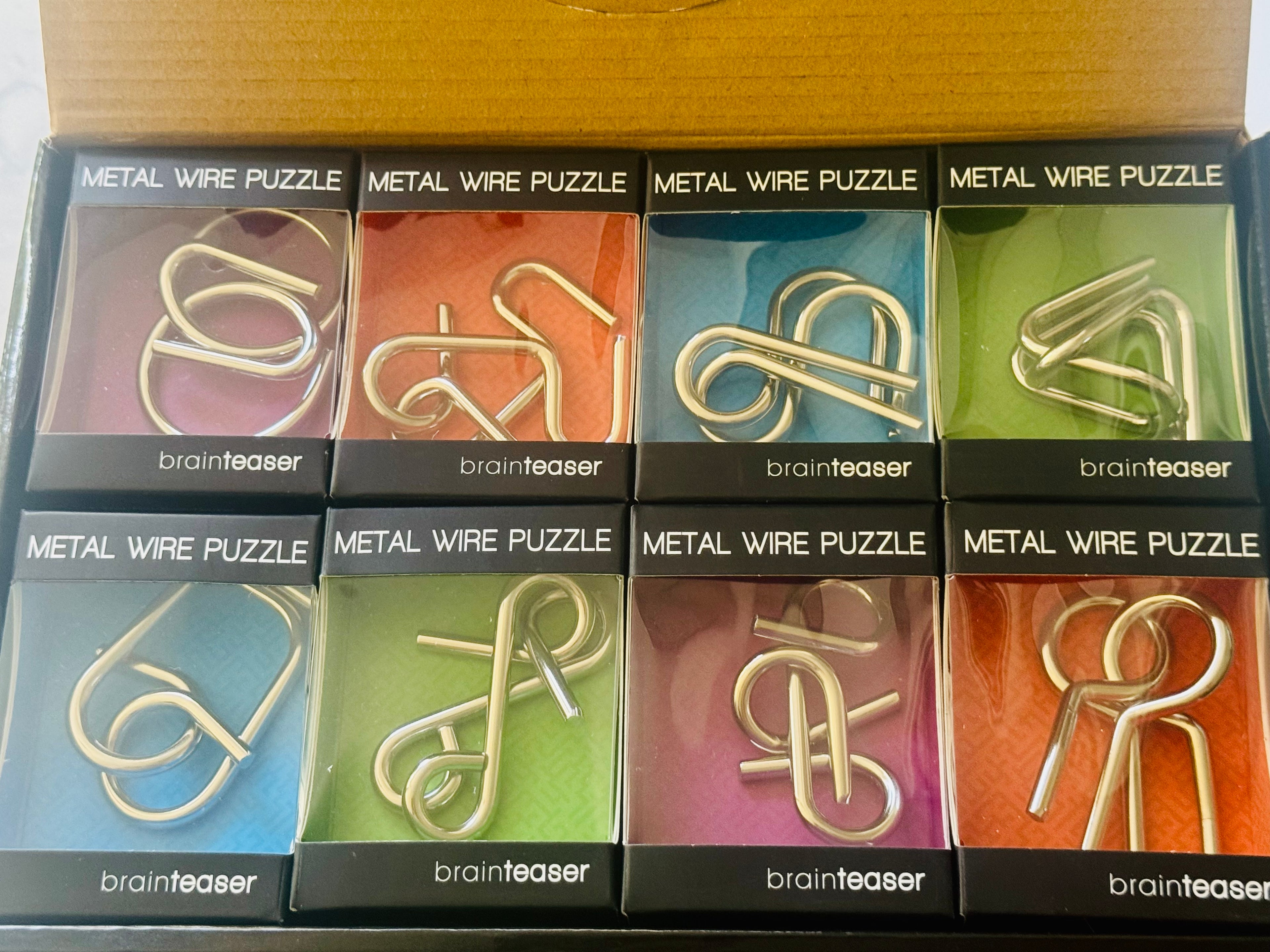 Silver Metal Wire Puzzle