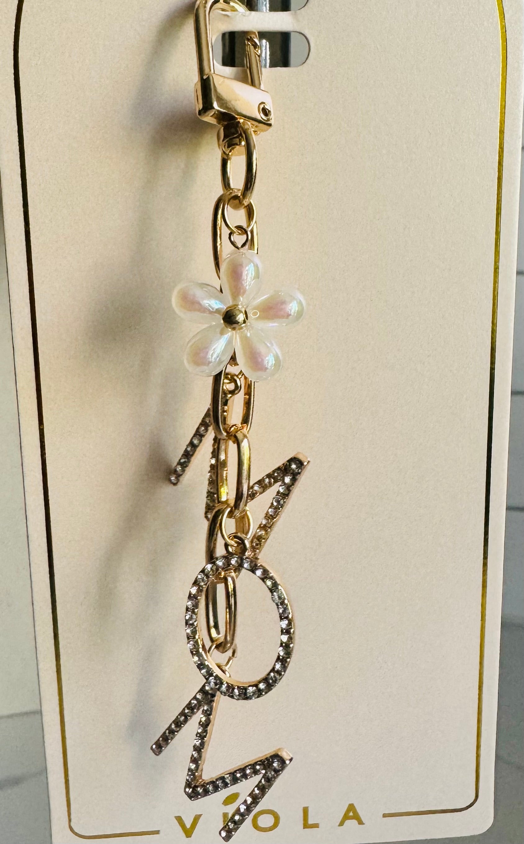 MOM Sparkle Handbag Charm