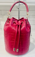 Fuchsia Luxe Canteen Handbag
