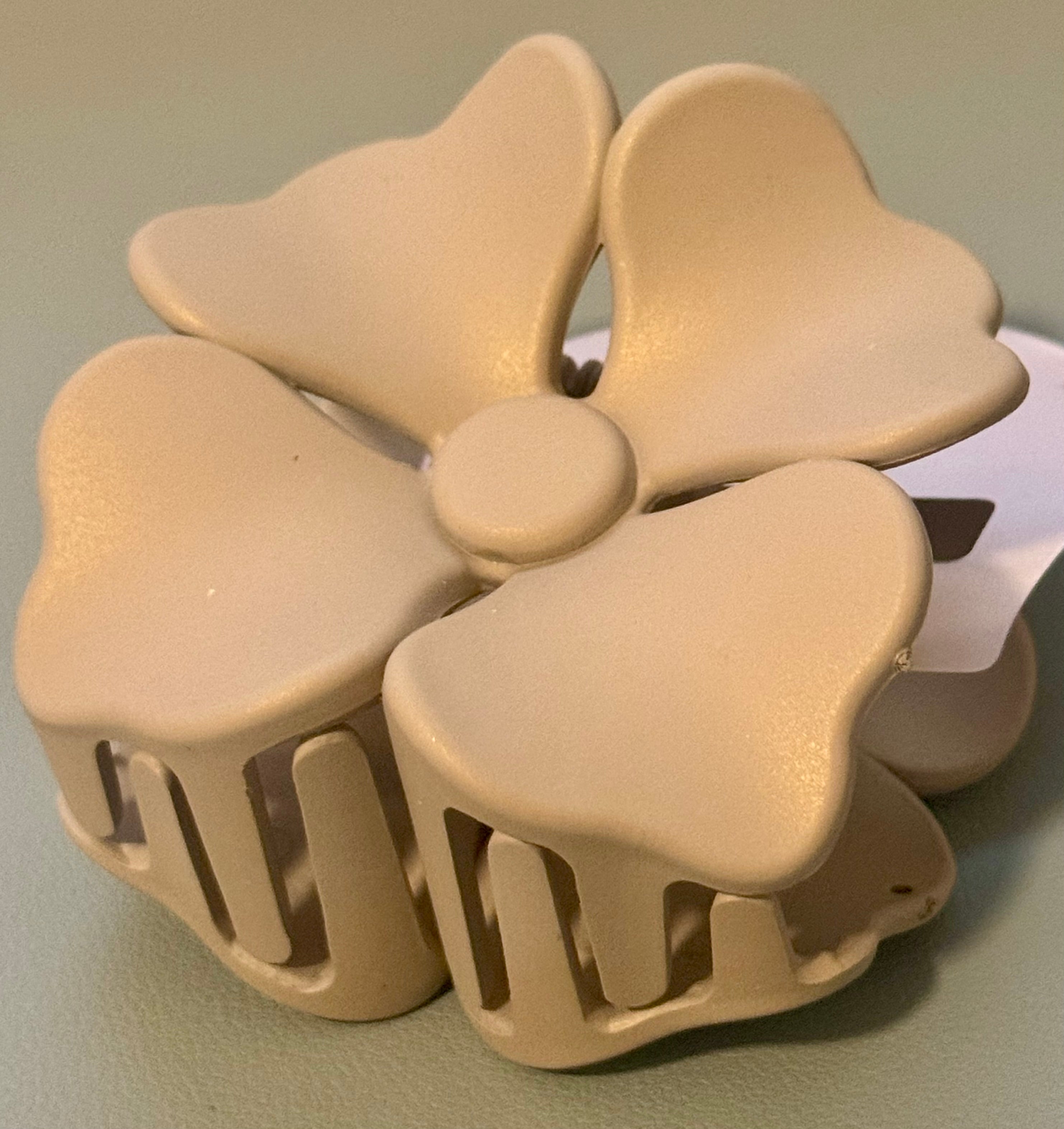 Flower Shaped Hair Clips (Various Matte Colors)