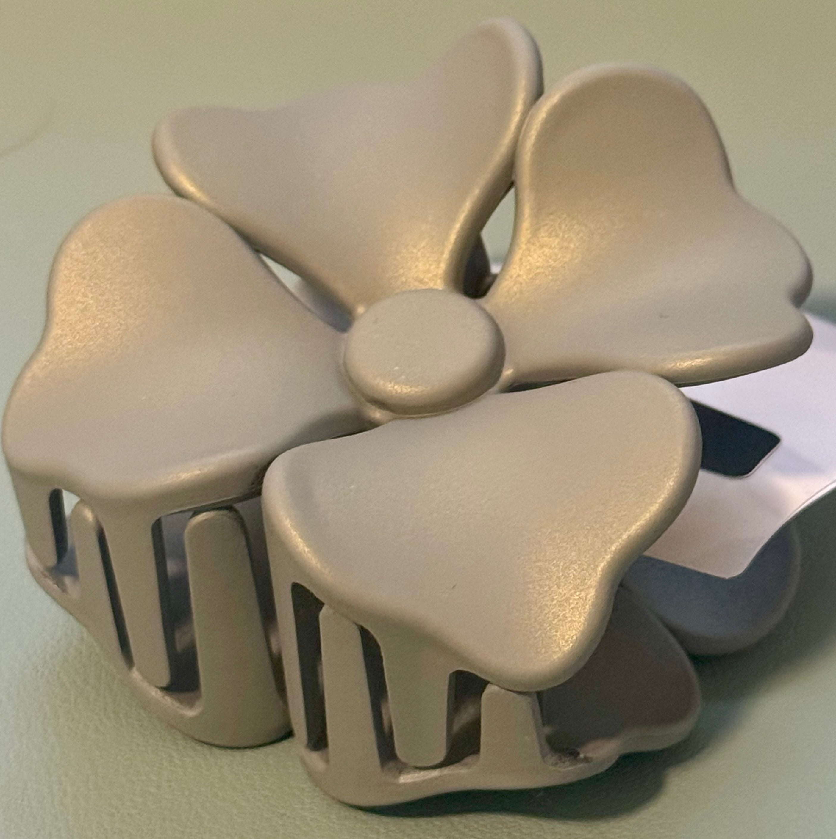 Flower Shaped Hair Clips (Various Matte Colors)