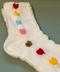 Heart Design Tube Socks - Multi-Color